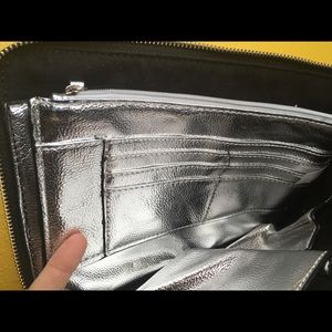 Ivanka Trump Silver Clutch
